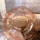 Pink glass candy box