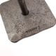 Modernist steel candle holder signed Robert J, 1970s