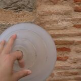 Abat-jour en verre poli