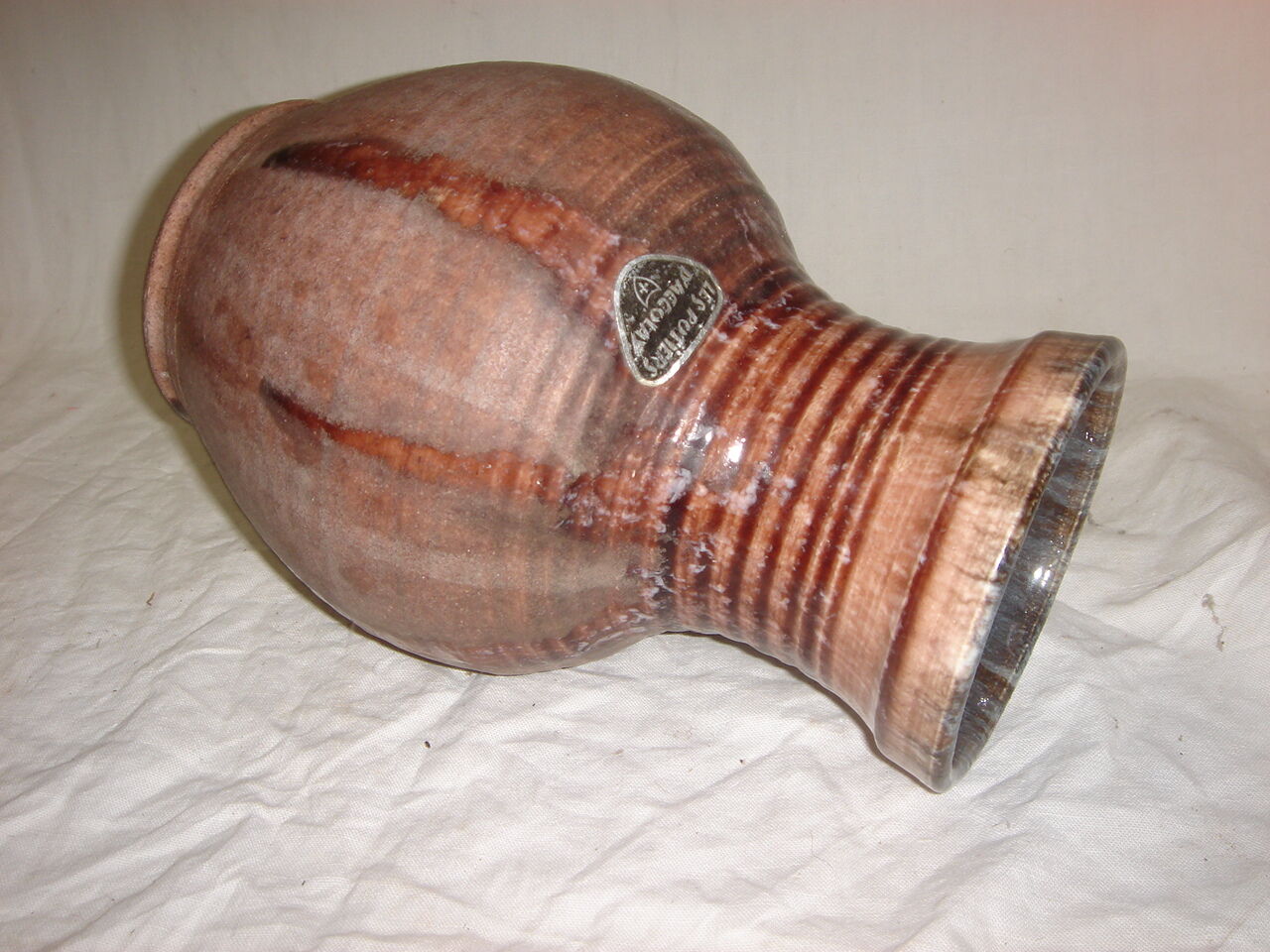 Ceramic vase 1950 Accolay