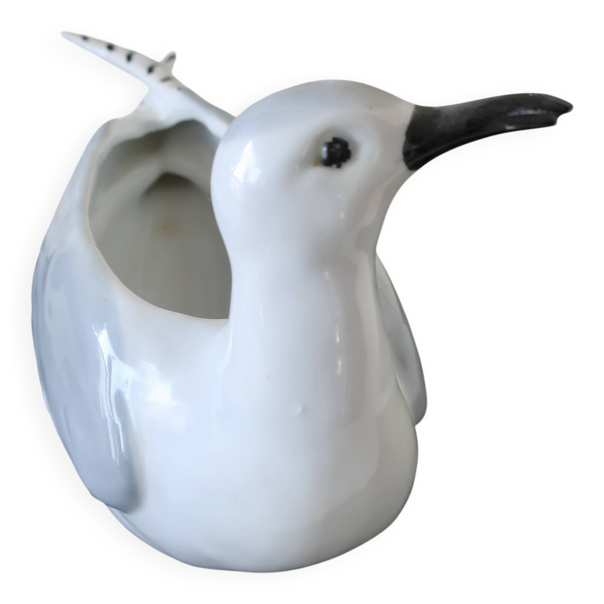 German Porcelain Seagull, 1930s Pocket Tray, Very Good Condition.