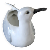 Mouette en Porcelaine Allemande, Vide-Poche Années 1930, TBE.