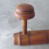 Coat old wooden door