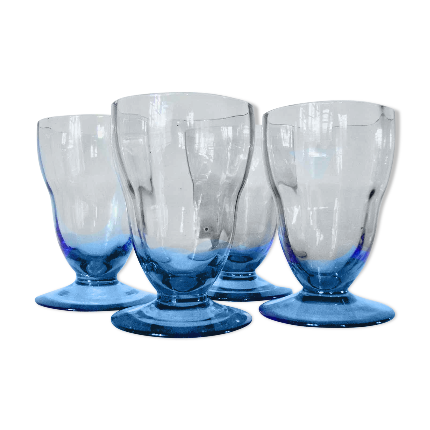 4 myosotis blue glasses