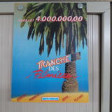 Original National Lottery Palm Slice Poster 1984