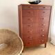 Danish 8-drawer chest of drawers in teak