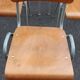 Set of 12 vintage industrial chairs