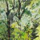 Huile sur carton par alice warder xxe sous bois