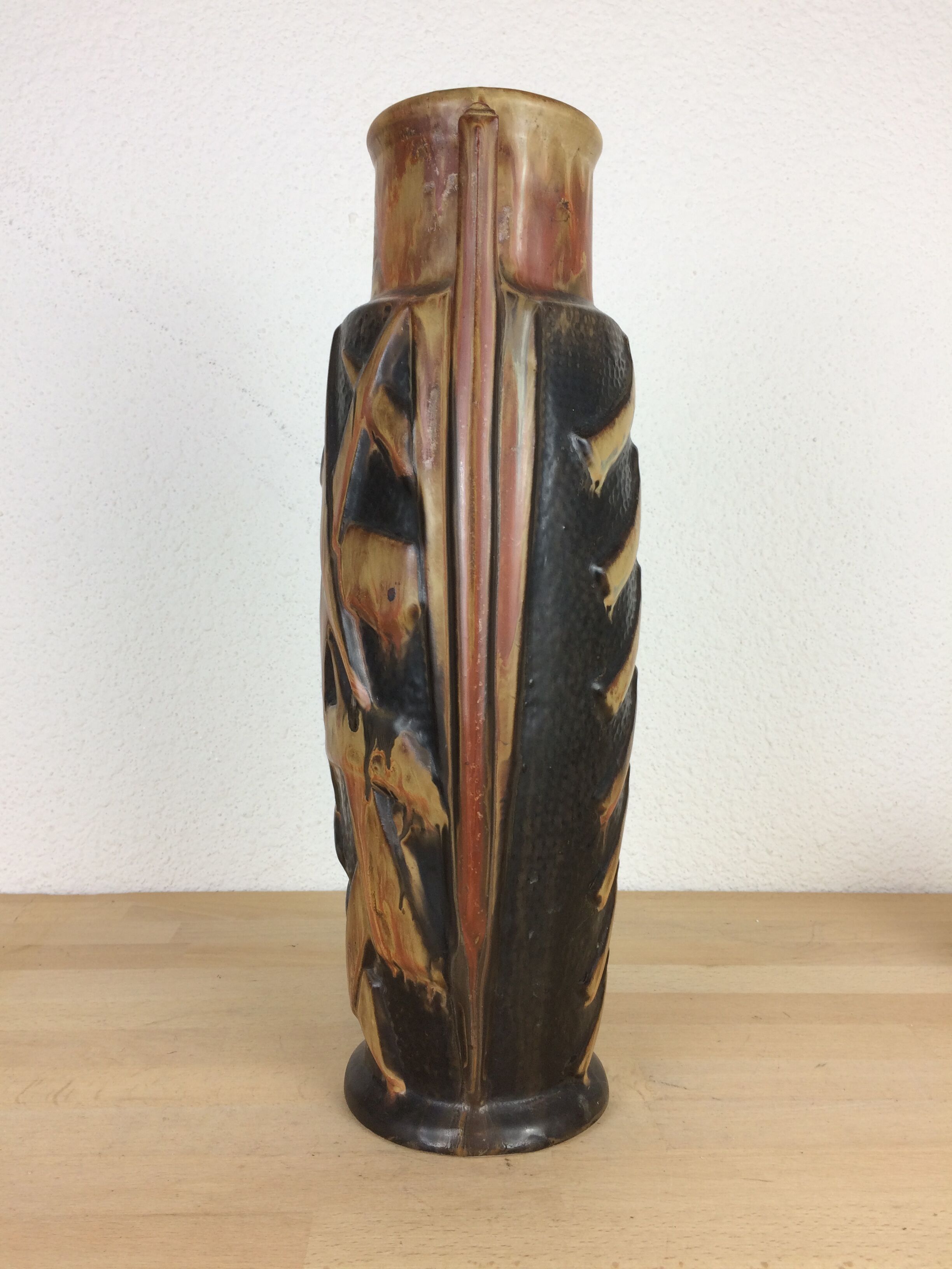French art deco vase by Gilbert Metenier 42 cm