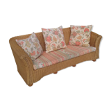 Rattan bench
