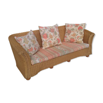 Rattan bench