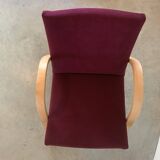 Chauffeuse vintage de 1959 Baumann 280 Restaurée Amara couleur Aubergine