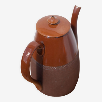 Glazed clay coffee or tea maker