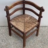 Vintage corner armchair