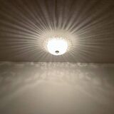 Large Floral Flush Lamp