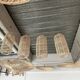 Large lantern-shaped rattan pendant lamp H50 D24