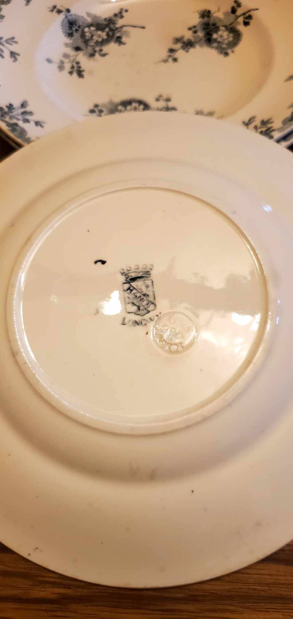 Set of 3 Longwy Hanoi model plates