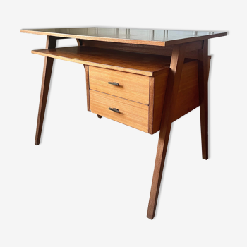 Bureau vintage années 50 pieds compas