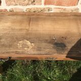 Ash console and false drawer