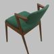 Set of eight restored dining chairs in teak Kai Kristiansen