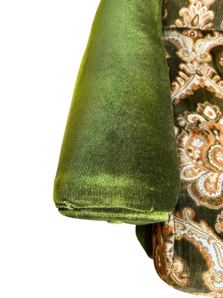 Fauteuil vintage vert mousse / fauteuil une place