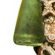 Fauteuil vintage vert mousse / fauteuil une place