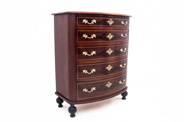 Antique chest of drawers, Northern Europe, turn of the 19th and 20th centuries. After renovation.