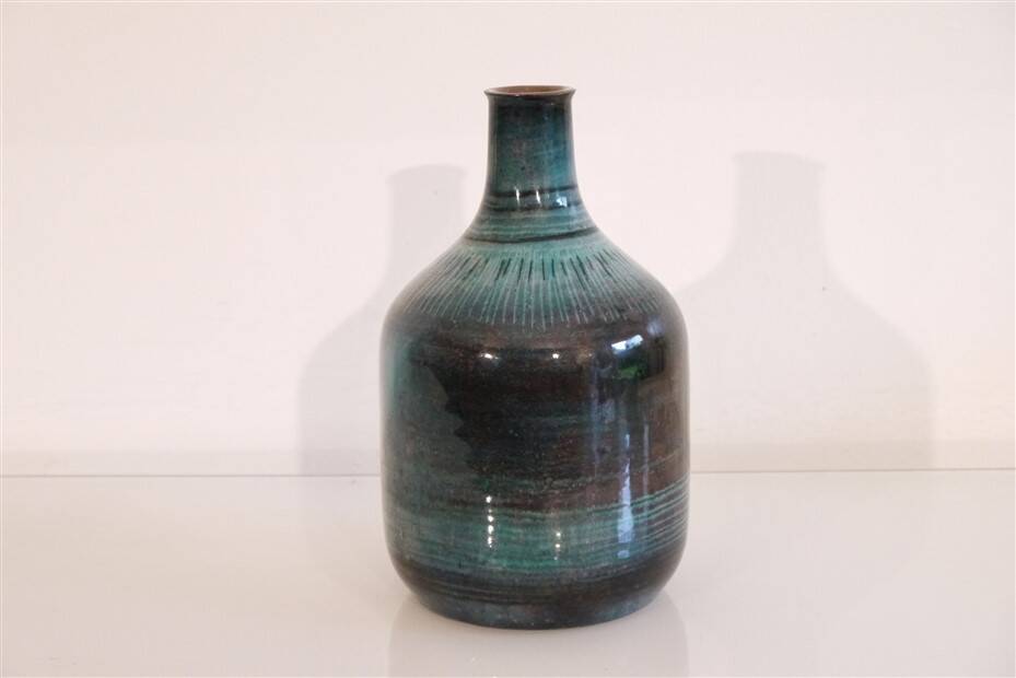 Glazed ceramic vase by Daniel Chaponet