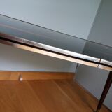 Coffee table formica tapered compass legs