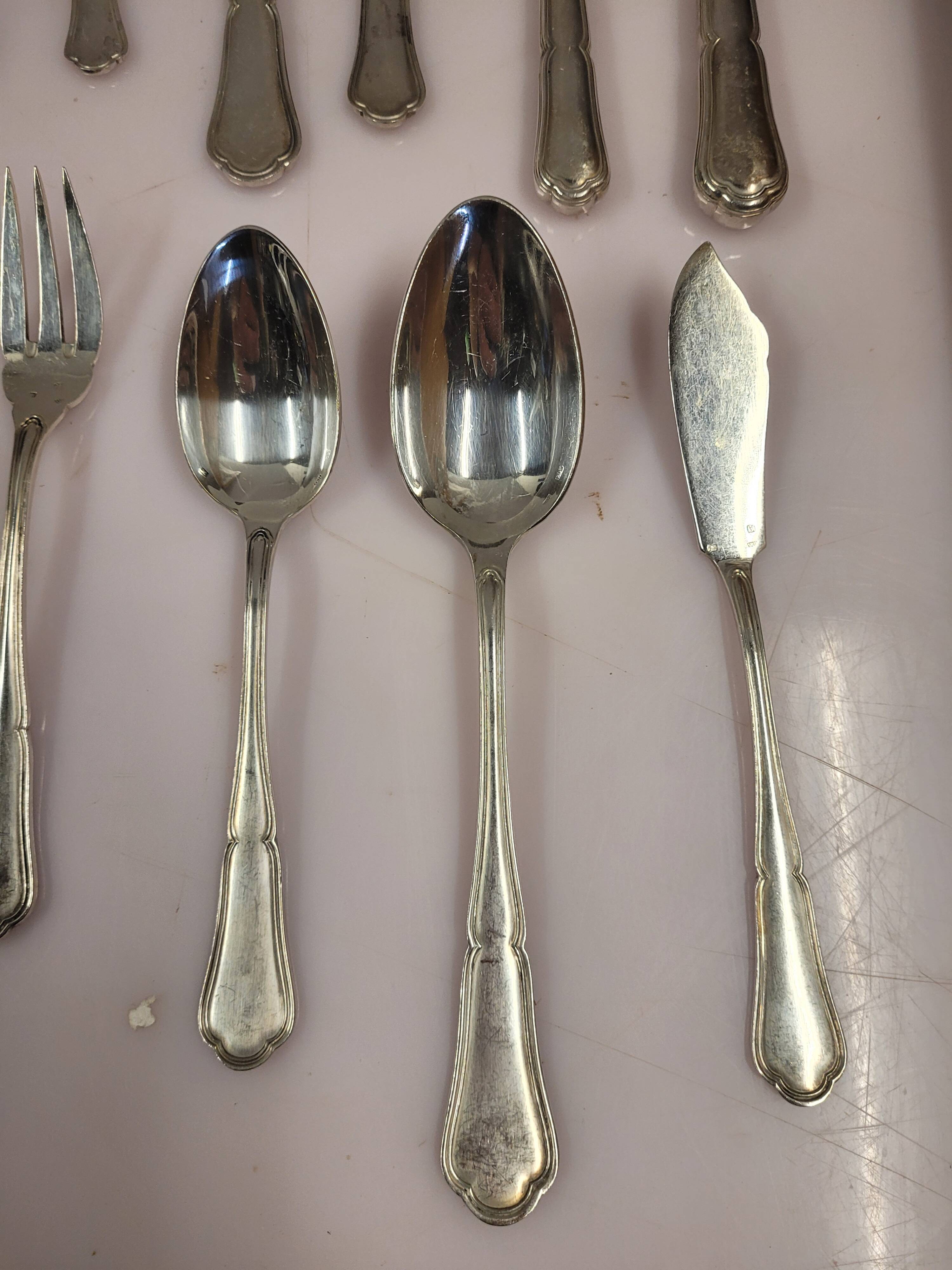 Cutlery set 170 pieces in chrome metal Goldsmith Chrysalia