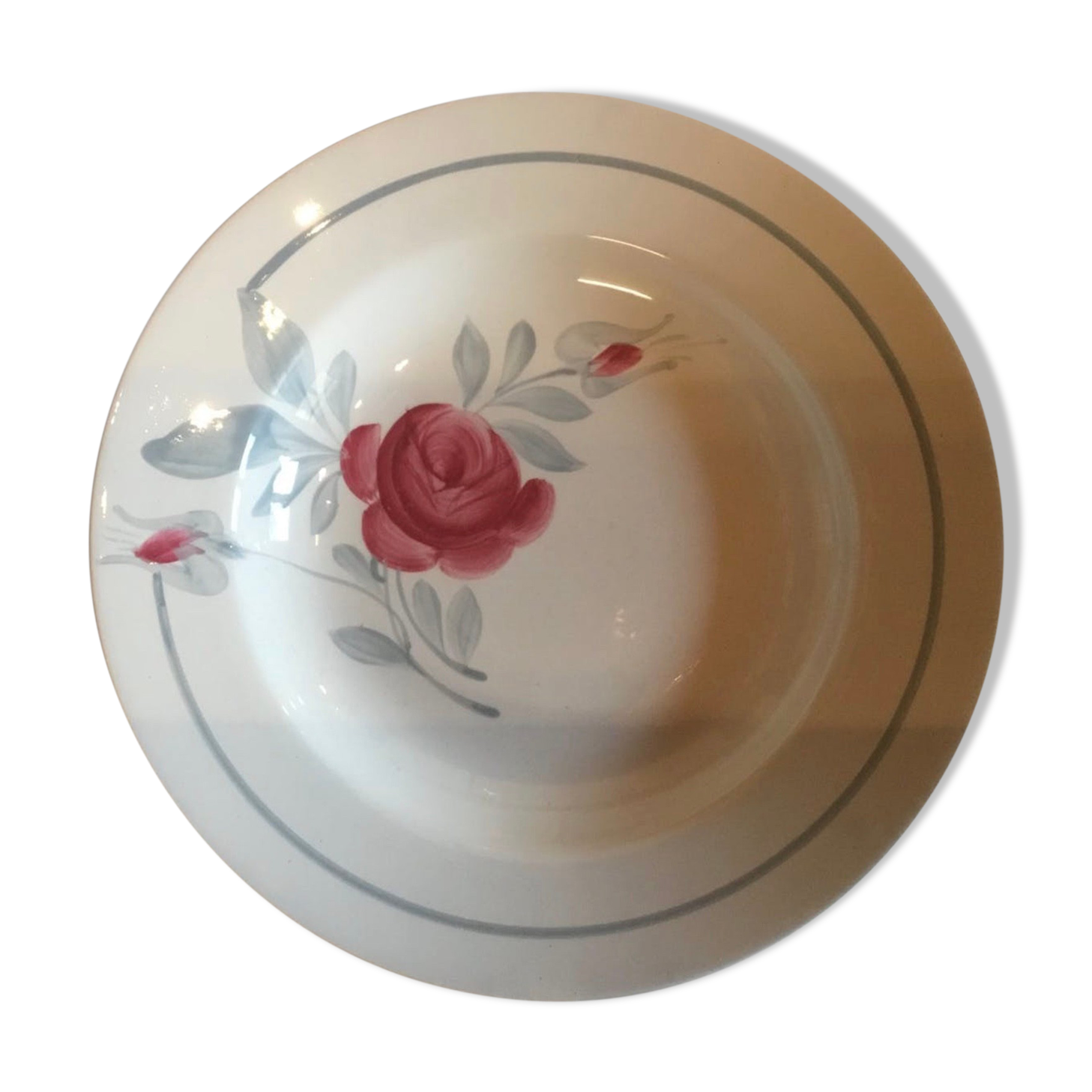 6 St-Amand hollow plates