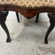 Set of eight Dutch marquetry chairs from the 19th century.