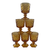 Série de 6 verres diamant