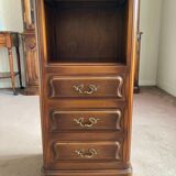 Cherry wood secretary desk with 3 drawers