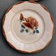 4 plates old pink and brown color button