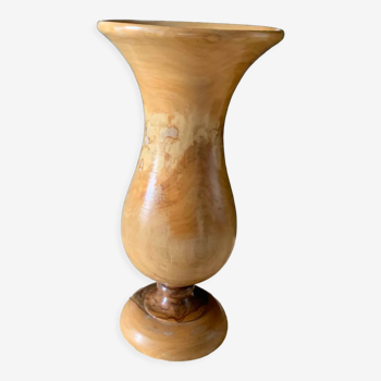 Wooden vase