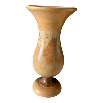 Wooden vase