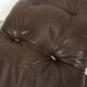 Ligne Roset Marsala - fauteuil and ottman - brown leather
