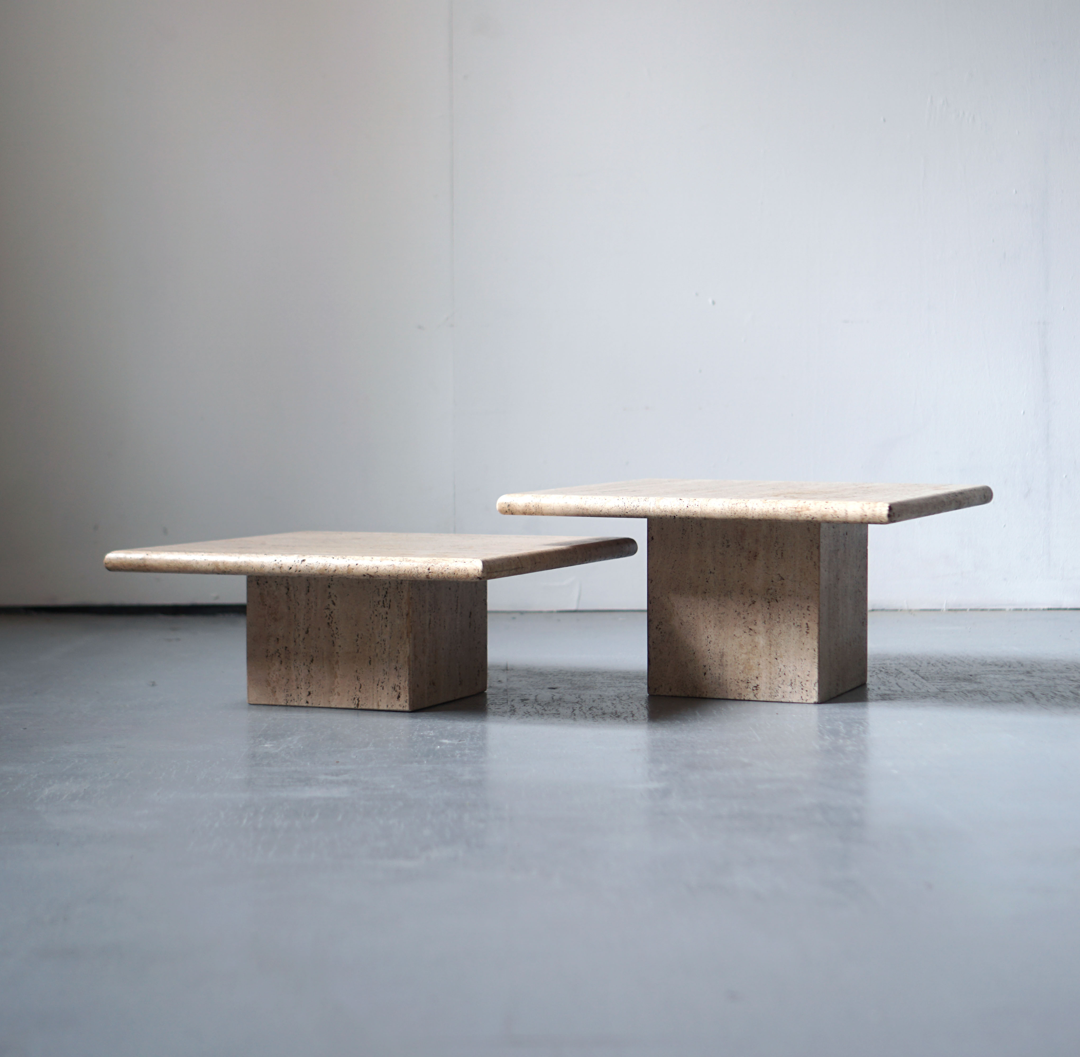 Travertine coffee tables