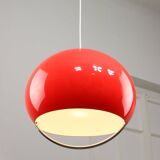 Space Age Italian Red Jolly Pendant Lamp from Guzzini
