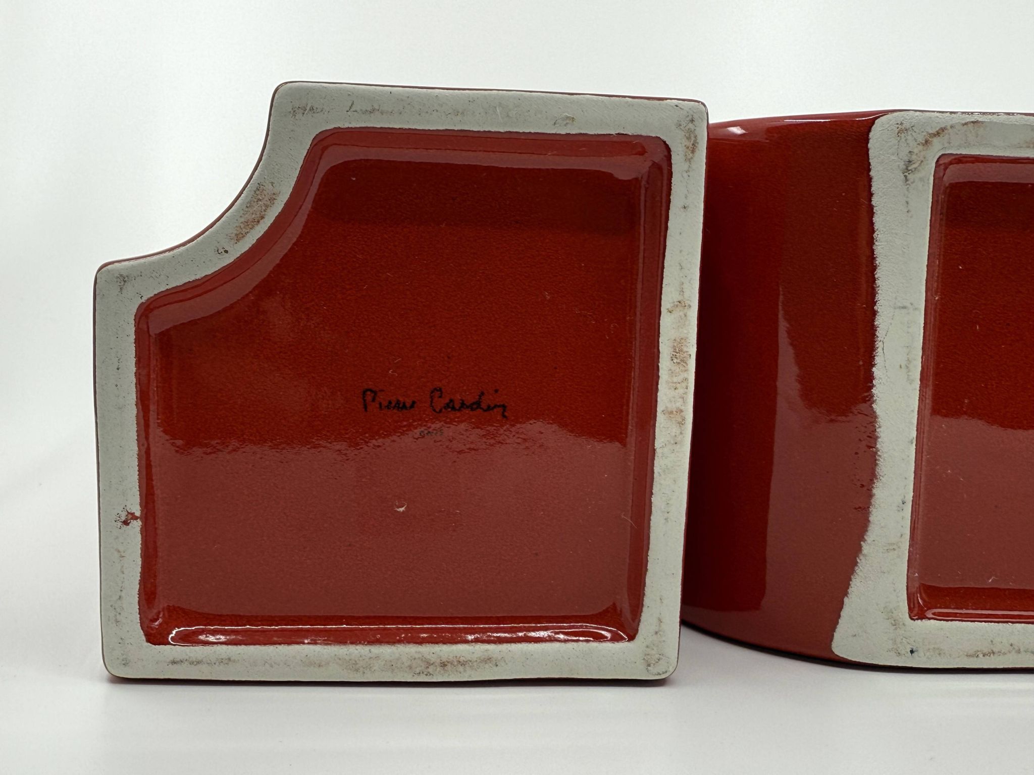 Very rare set of 3 ceramic vases • Pierre Cardin • Circa 1968