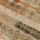Cream Beige Turkish Vintage Runner Rug, 80x224Cm