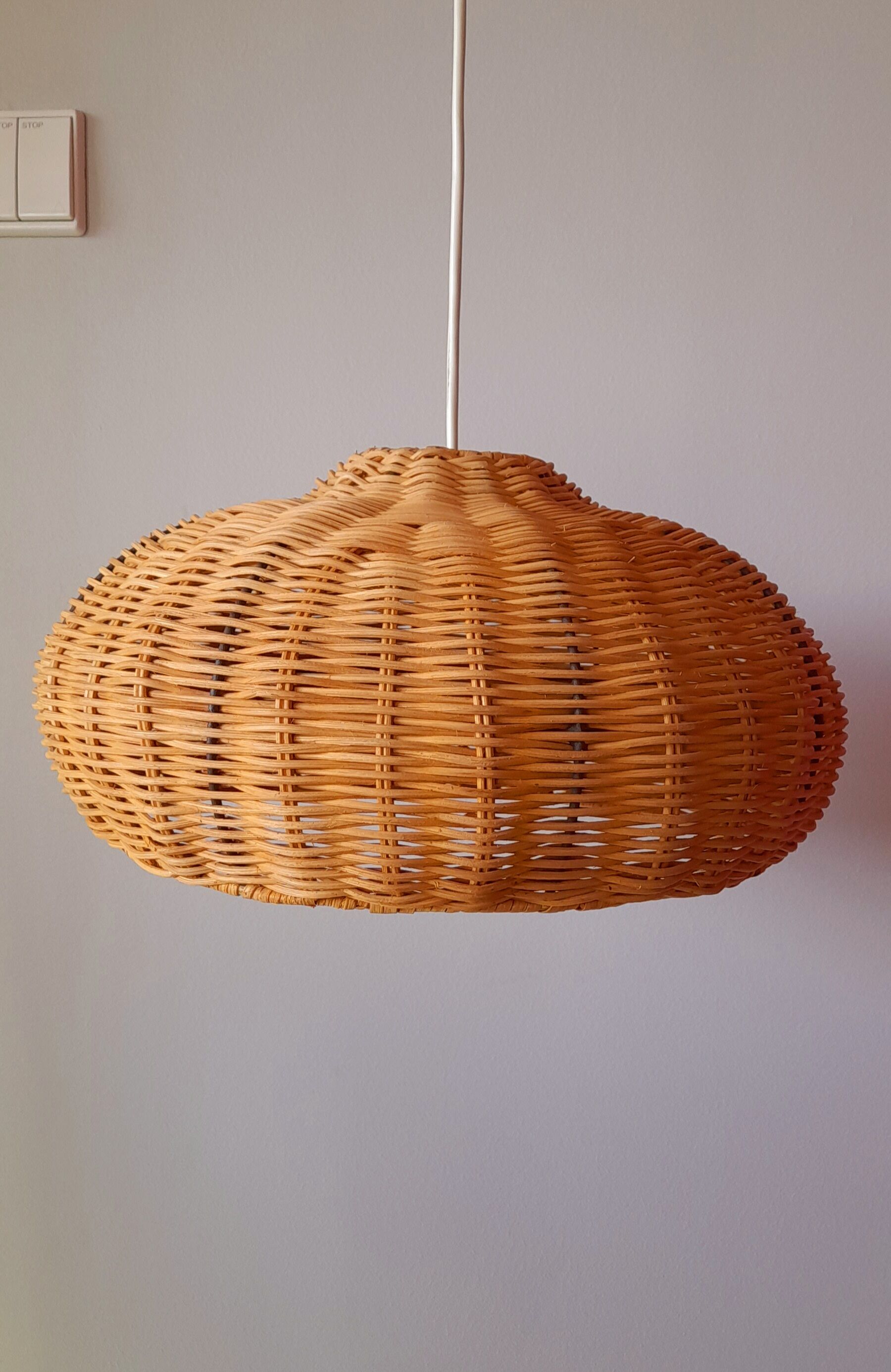 Braided wicker suspension