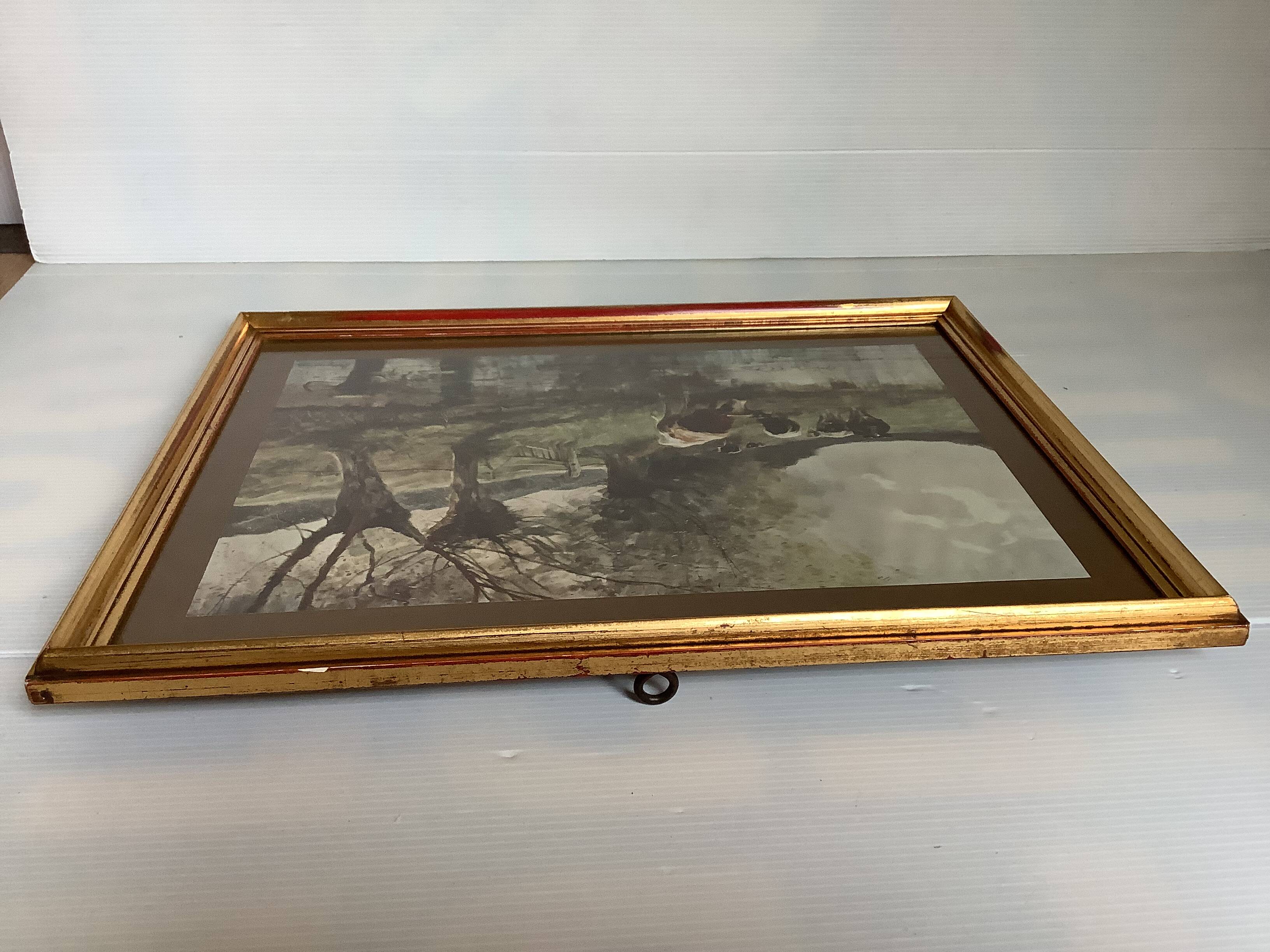 Frame with a countryside landscape