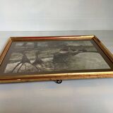 Frame with a countryside landscape