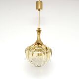 Glass Doria lamp, Germany 1970s