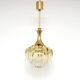 Glass Doria lamp, Germany 1970s
