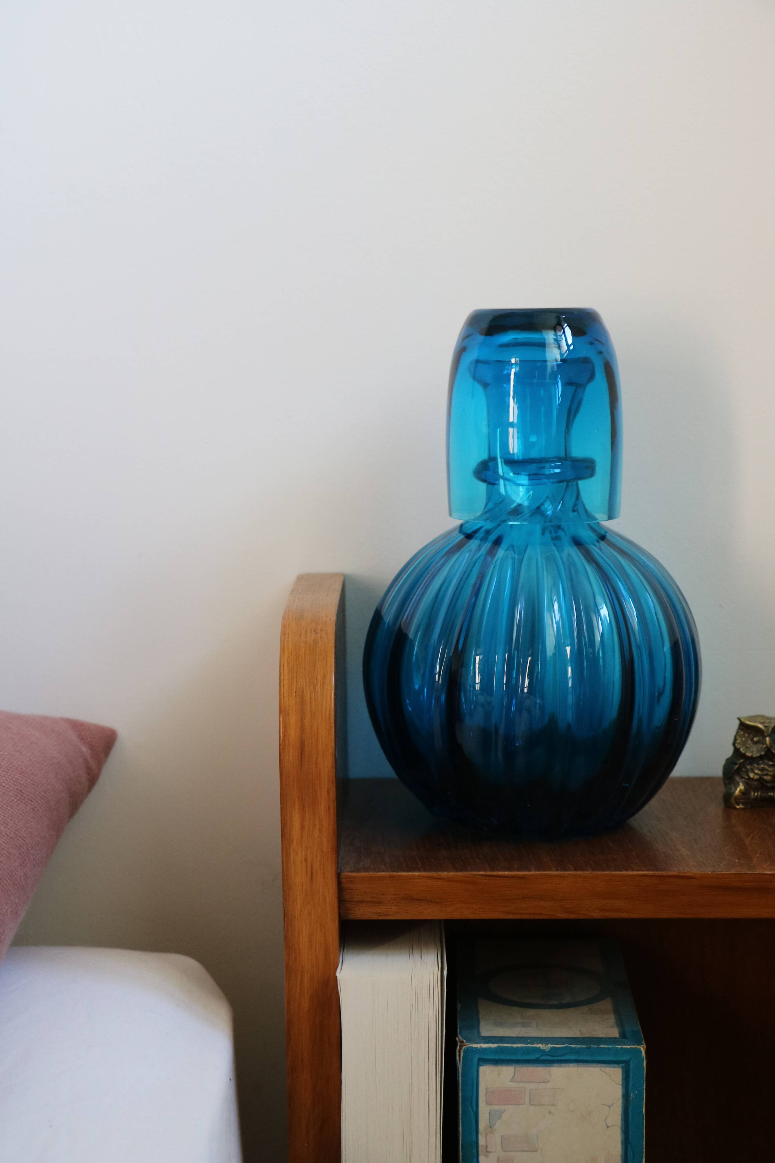 Night carafe and glass