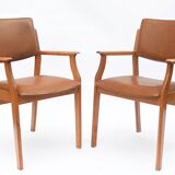 Pair of Danish-style armchairs