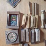 French architecture wooden construction game